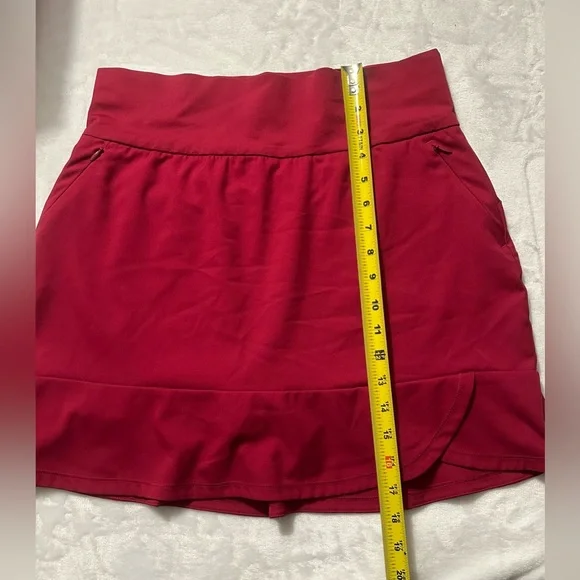 adidas women's maroon golf skirt - Picture 5 of 8